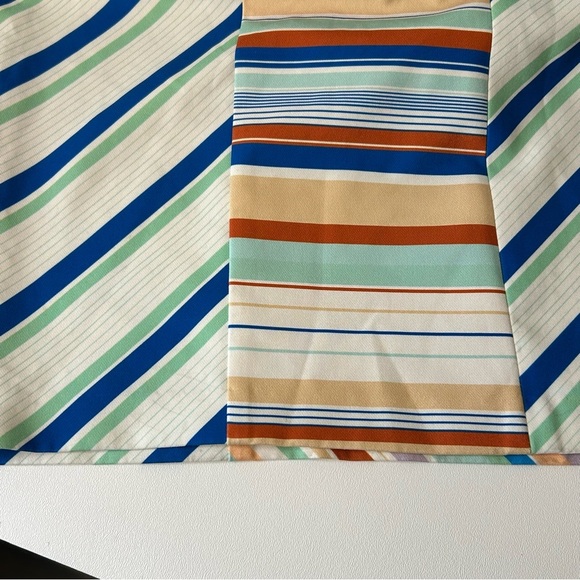 BLACK HALO Women's Size 18 Jodee In Frosty Stripe Mini Sheath Dress - Picture 8 of 10